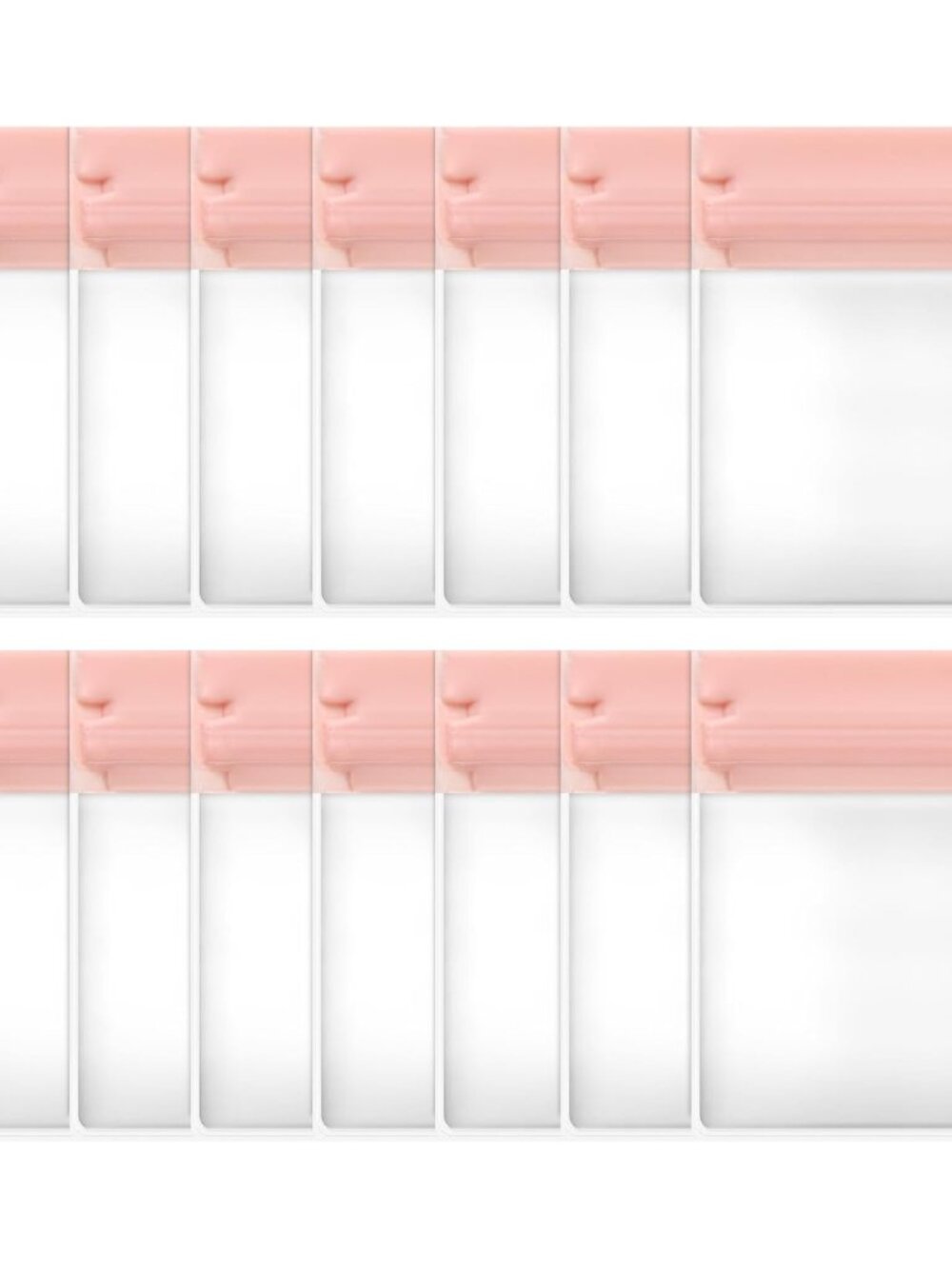 16 Pack EVA Anti-Tarnish Jewelry Bags Pink, Small Size